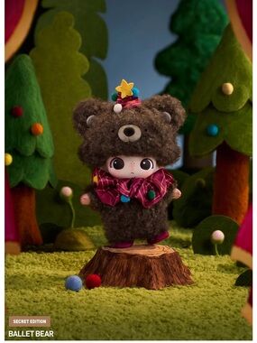 (Secret Rare) Dimoo Secret Theatre Club - Ballet Bear Plush pendant